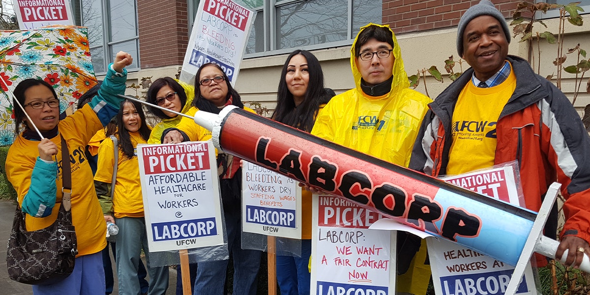 LabCorp Informational Picket · UFCW 3000